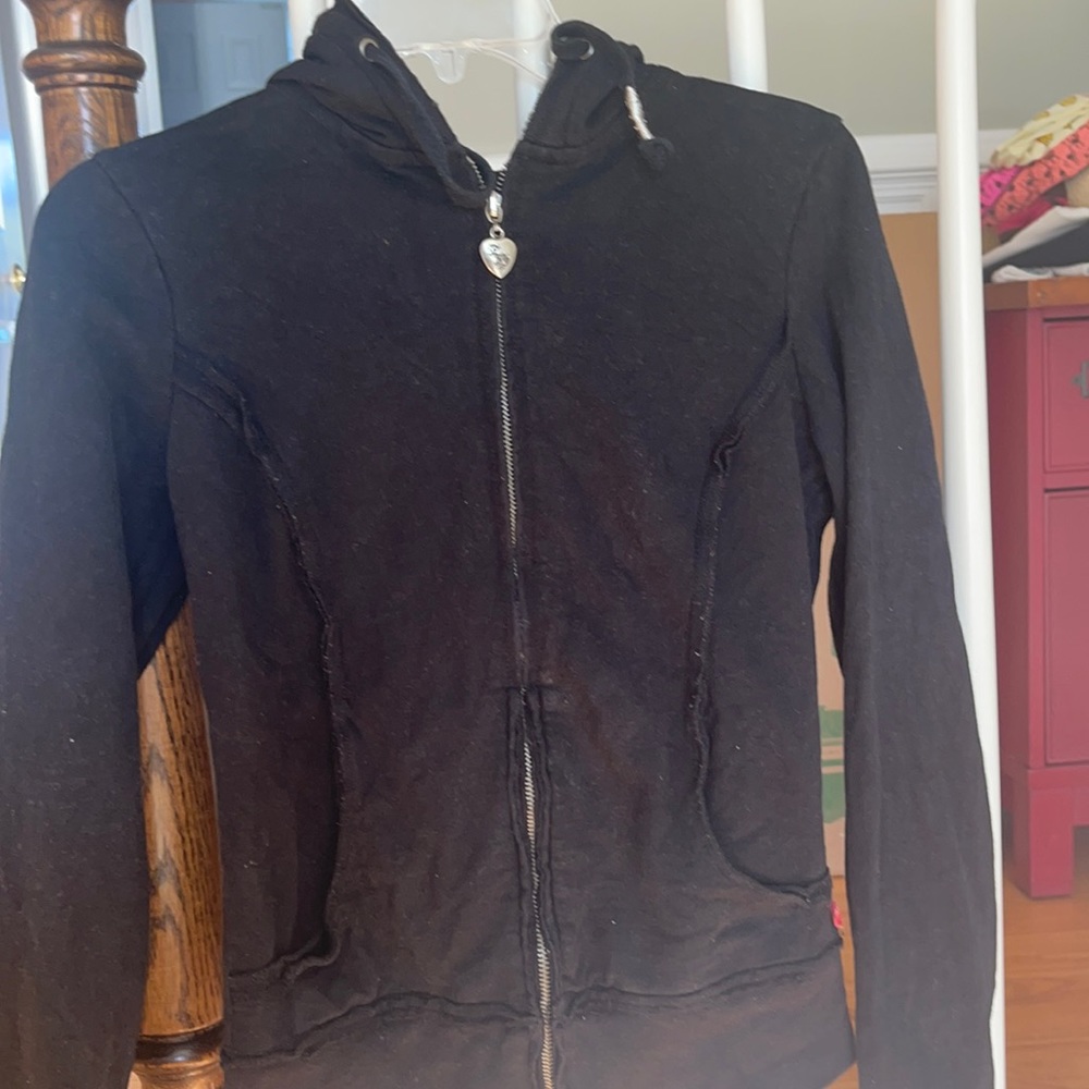 Twisted Heart embellished hoodie
